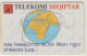 ALBANIA - Phone And Globe "V12/96" ,Chip:S30 (Module 34), 12/96, 100 U, Used - Albanien