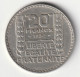 20 Francs Turin Argent 1934 - Silver - - 20 Francs