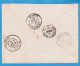 LETTRE RECOMMANDEE LEVANT - TIMBRES TYPE SAGE SURCHARGES YT N° 4 ET 5 - OBLIT. DE 1901 "SMYRNE - TURQUIE D'ASIE" - Covers & Documents