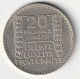 20 Francs Turin Argent 1938 - Silver - - 20 Francs