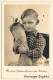 Little Boy With School Cone / Schultasche (Vintage RPPC ~1930s) - Schulen