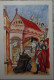 Petit Calendrier Poche 1987 Illustration Pape Rome Histoire De L'hôpital Du Saint Esprit à Dijon - Pharmacie Manosque - Petit Format : 1981-90