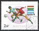 Hungary 1978. Scott #2523 (U) Soccer Players, Flags Of Hungary And Argentina - Used Stamps