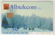 ALBANIA - Snowy Landscape ,CN: Orange, 12/01, Tirage 180.000, 50 U, Used - Albania