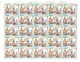India 2024 ELECTION COMMISSION Of INDIA Full Sheet Of 25 Stamps MNH As Per Scan - Nuevos