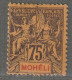 MOHELI - N°13 * (1906-07) 75c - Nuovi