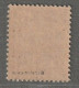 MONG-TZEU - N°33 * (1906) 10fr Rouge Sur Vert-bleu - Unused Stamps