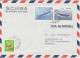 Japan Air Mail Cover Sent To Denmark Nishijin 18-8-1976 Topic SHIPS And A Lot Of Stamps On The Backside Of The Cover - Luftpost