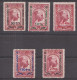 ESPAGNE - N°PA 188/192** - Notre-Dame De Montserrat. Sculpture Du XIIe Siècle. (voir Verso). - Unused Stamps