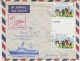 Falkand Islands Dependencies (FID)  Silver Jubilee 6p Gutter Cover Ca Port Stanley 19 DE 1977 (FG184) - Falkland Islands