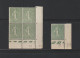 234 De 1927-31 - Coin Daté - 1 Bloc De 4 + 1 Timbre = 5 Timbres Neufs ** / *  - SEMEUSE. 65c. Olive - 2 Scan - ....-1929