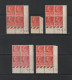 243 De 1927 - Coin Daté - 4 Blocs De 4 Timbres + 1 Timbre = 17 Timbres Neufs ** / * - BERTHELOT. 90c. Rouge - 2 Scan - ....-1929