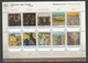 Nederland NVPH 3012F1-4 Mapje Persoonlijke Zegels Vincent Van Gogh 2015 MNH Postfris Art Paintings - Personnalized Stamps