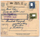 Böhmen Und Mähren 102 U.a. Auf Brief Als Mischfrankatur Paketkarte #KN361 - Sonstige & Ohne Zuordnung