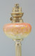 Delcampe - -BELLE LAMPE A PETROLE ART NOUVEAU BOL émaillé FLEURS émail En épaisseur     E - Lighting & Lampshades