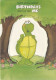 CARTE A SYSTEME ANNIVERSAIRE . TORTUE ANIMEE   . SCAN - Turtles