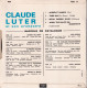CLAUDE LUTER - FR EP - WHEN THE SAINTS GO MARCHIN' IN + 3 - Jazz