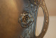 C128 Magnifique Plat En étain XIX Art Nouveau - Tins