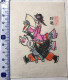 Exlibris Chine. Cochon Fille Éventail. Ex-libris China. Pig Girl Fan - Ex-libris