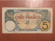 Billet De 5 Francs De La Banque De L'Afrique Occidentale, Dakar, 28 Mai 1918 - Lots & Kiloware - Banknotes