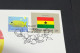 13-3-2024 (2 Y 52) COVID-19 4th Anniversary - Ghana - 13 March 2024 (with Ghana UN Flag Stamp) - Disease