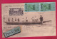 CARTE POSTALE PAR AVION BANGUI OUBANGUI CHARI 1936 POUR PARIS LETTRE - Covers & Documents