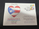 13-3-2024 (2 Y 52) COVID-19 4th Anniversary - Puerto Rico - 13 March 2024 (with Australian Stamp) - Disease