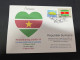 13-3-2024 (2 Y 52) COVID-19 4th Anniversary - Suriname - 13 March 2024 (with Suriname UN Flag Stamp) - Disease
