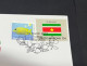 13-3-2024 (2 Y 52) COVID-19 4th Anniversary - Suriname - 13 March 2024 (with Suriname UN Flag Stamp) - Disease