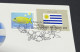 13-3-2024 (2 Y 52) COVID-19 4th Anniversary - Uruguay - 13 March 2024 (with Uruguay UN Flag Stamp) - Disease
