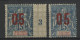 ANJOUAN N° 22 + 22A Neufs Espacé + Normal Voir Description - Unused Stamps