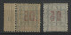ANJOUAN N° 22 + 22A Neufs Espacé + Normal Voir Description - Unused Stamps