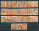 Delcampe - Germany, Allied Occup., 1946, Lot Of 243 Stamps From Set MiNr 911-937 - Used - Afgestempeld