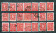 Delcampe - Germany, Allied Occup., 1946, Lot Of 243 Stamps From Set MiNr 911-937 - Used - Afgestempeld