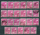 Delcampe - Germany, Allied Occup., 1947/48, Lot Of 229 Stamps From Set MiNr 943-962 - Used - Afgestempeld