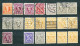 Germany, Am/Brit Zone 1945, Lot Of 37 Stamps From Set SMiNr 1-9 + 10-15 - Used And Some (*) - Oblitérés