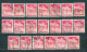 Delcampe - Germany, Am/Brit Zone 1948, Lot Of 282 Stamps From Set MiNr 73 Eg - 97 Eg - Used - Oblitérés