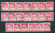 Delcampe - Germany, Am/Brit Zone 1948, Lot Of 282 Stamps From Set MiNr 73 Eg - 97 Eg - Used - Usati