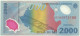 ROMANIA - 2.000 Lei - 1999 - Pick 111.a - Unc. - Série 002A - Total Solar ECLIPSE Commemorative POLYMER - 2000 - Roemenië