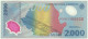 ROMANIA - 2.000 Lei - 1999 - Pick 111.a - Unc. - Série 002A - Total Solar ECLIPSE Commemorative POLYMER - 2000 - Rumänien