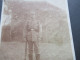Foto AK 1.WK 1917 Soldat In Voller Uniform Mit Munitionsgürtel Und Gewehr Tagesstempel MInden Nach Hannover Gesendet - Uniformi