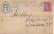 Bermuda: Registered Letter 1902 To London - Bermudes