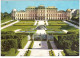 CARTOLINA VIENNA BELVEDERE CASTELLO PER ITALIA ANNULLO TARGHETTA - Storia Postale