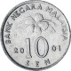 Malaysie, 10 Sen, 2001 - Malaysia