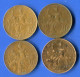 10  Cents  1898 +1899  +1902 +1904 - 10 Centimes