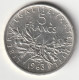5 Francs Argent 1963 - Silver - - 5 Francs