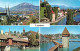 SUISSE - Luzern - Multivues - Luzern Mit Pilatus - Museggtûrme Mit Alpen - Carte Postale Ancienne - Lucerne