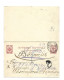 RUSSIA RUSSIE UKRAINE - DOUBLE POSTAL STATIONERY POSTAGE DUE ZHYTOMYR - Storia Postale