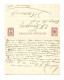 RUSSIA RUSSIE UKRAINE - DOUBLE POSTAL STATIONERY POSTAGE DUE ZHYTOMYR - Brieven En Documenten