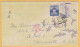 1954 Taiwan To Minnesota USA Registered Letter Cover, 2 Stamps, Special Postmark "JIA甲" - Covers & Documents